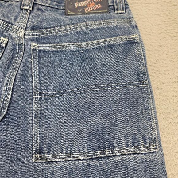 Function and Future Jeans Mens‎ 30x32 Blue Denim FNF Vintage 90s Jynco Vibe - Picture 3 of 13